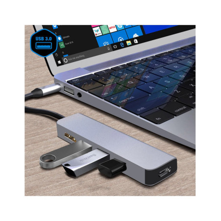 Hub & Concentrateur USB 3.2 Gen 1 Type-C - AKASHI - ALT16182