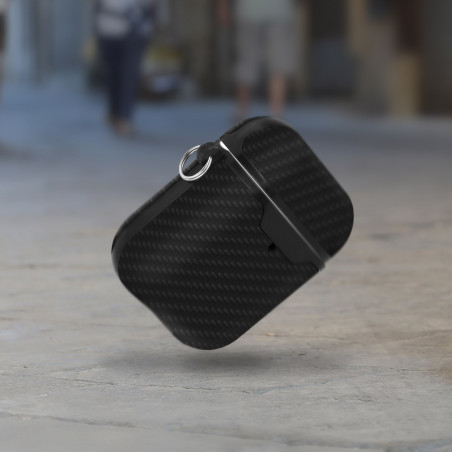 Coque pour Airpod 1 & 2 Carbone Noir - AKASHI - ALT24934