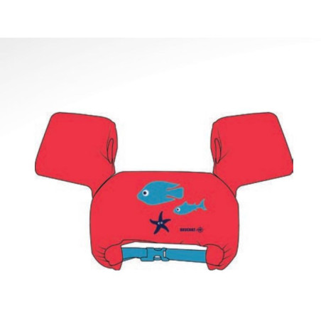 Gilet de flottaison de plage pour enfant Rouge - BEUCHAT - 209332