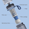 Gourde d'hydratation GoZero Grise - PHILIPS - AWP2712BLR