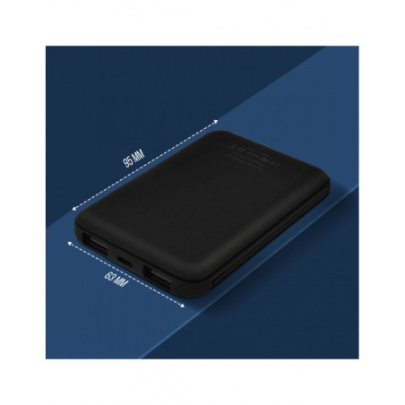 Powerbank Ultra Compact 5000 mAH Noir - AKASHI - ALT23210