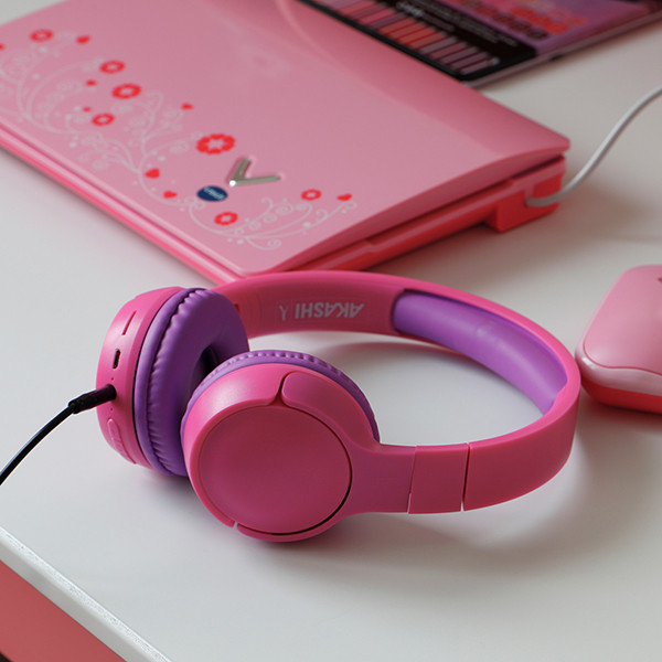 Casque audio 2-en-1 avec oreilles de chat LEXIBOOK - Bluetooth 5.0 - Rose - Pour  enfants à