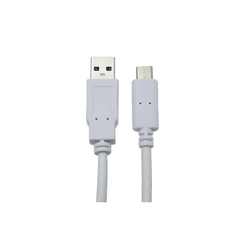 Câble USB 3.0 USB-A/Type-C Mâle/Mâl 1m Blanc - APM - 570368