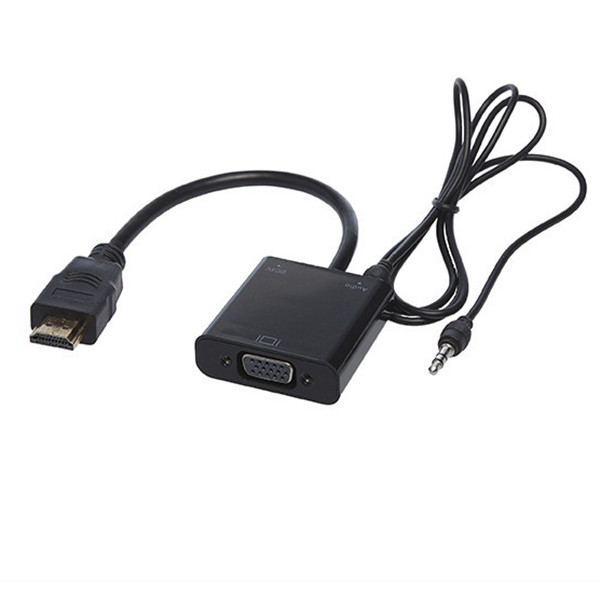 Convertisseur HDMI Mâle vers VGA Femelle Noir - APM - 590472 