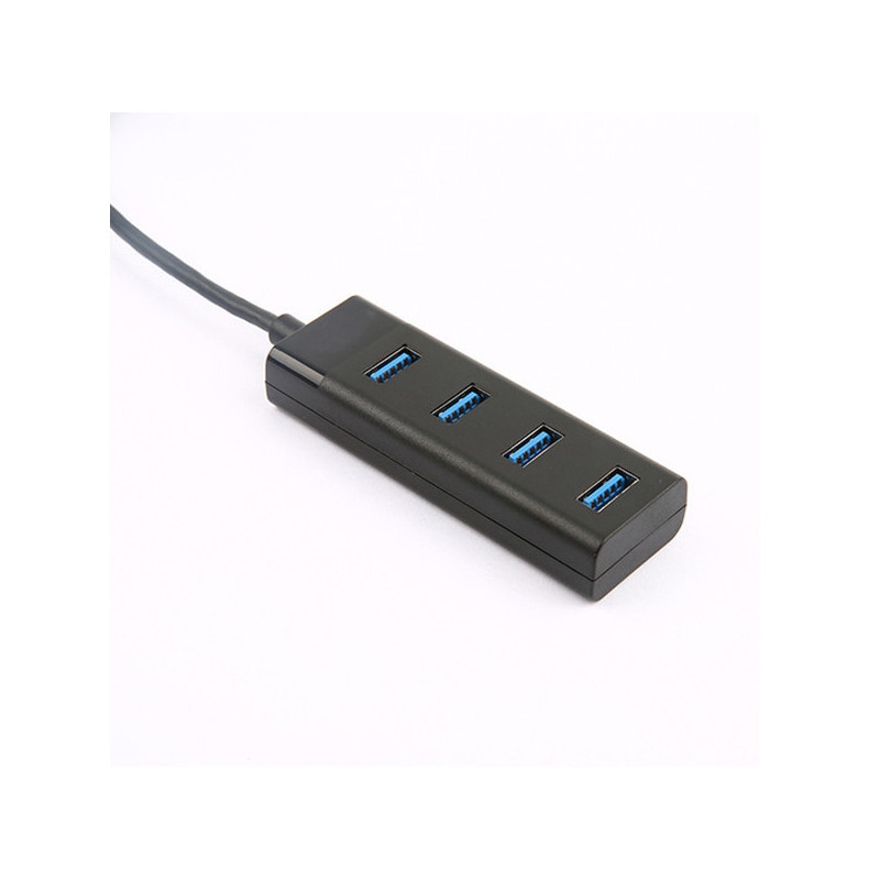 Hub USB-C 4 ports USB 3.0 Autoalimenté Noir - APM - 570323