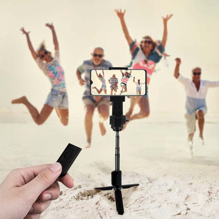 Perche Selfie 3en1 Bluetooth Noir - AKASHI - ALT26211