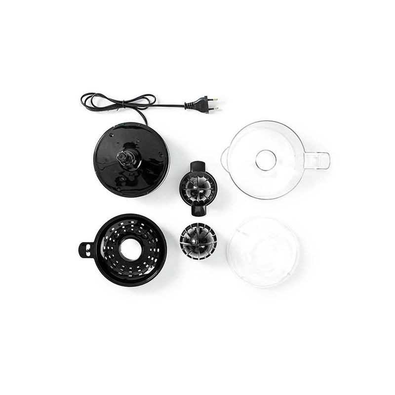 Presse Agrumes 30W 0,8L Noir/Argenté - NEDIS - KAJC110CBK