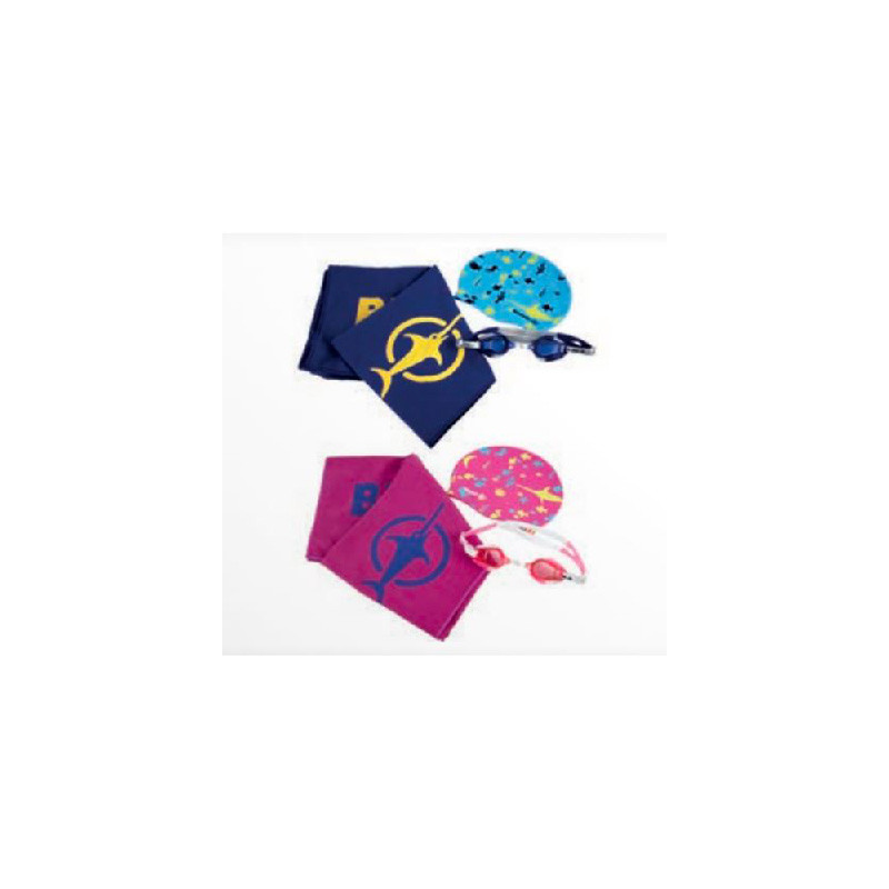 Set de Natation Lunettes + Bonnet Silicone + Serviette Enfant - BEUCHAT - 209252