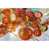 Casserole Bombée Plat 18cm Terre cuite - BIGBUY HOME