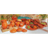 Casserole Bombée Plat 18cm Terre cuite - BIGBUY HOME