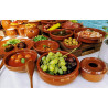 Casserole Bombée Plat 18cm Terre cuite - BIGBUY HOME