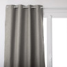 Rideau Isolant Occultant 140x260cm Gris - ATMOSPHERA