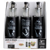Bouteille d’Huile/Vinaigre en Verre et Acier