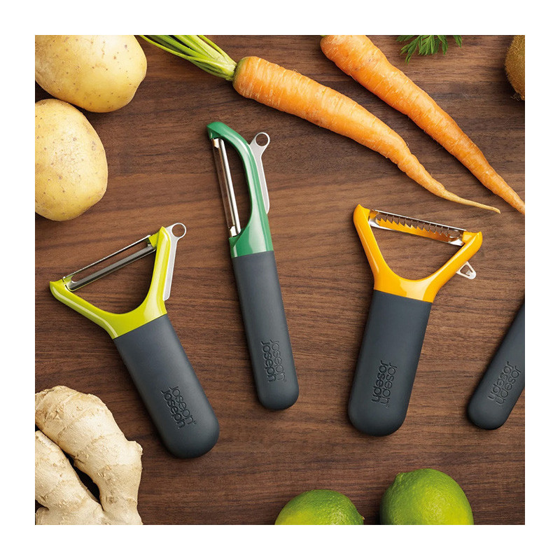 Éplucheur Multi-Peel Y Acier Vert/Noir - JOSEPH JOSEPH