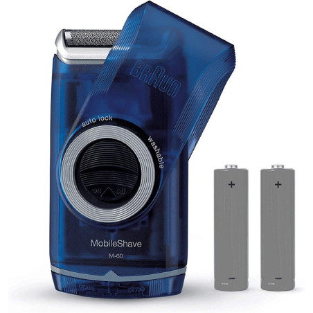 Rasoir électrique Pocket Mobile Shave Bleu - BRAUN - M60B