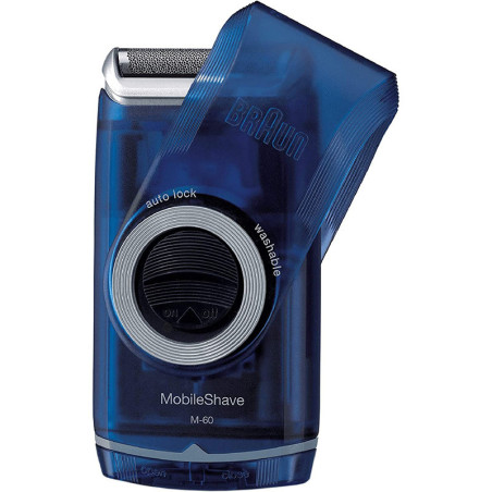Rasoir électrique Pocket Mobile Shave Bleu - BRAUN - M60B