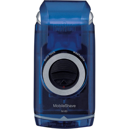 Rasoir électrique Pocket Mobile Shave Bleu - BRAUN - M60B