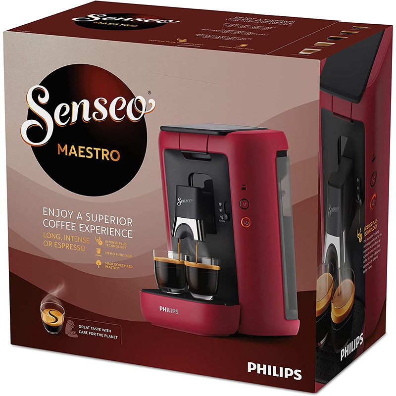 Cafetière à Dosettes Senseo Maestro 1,2 L Rouge - PHILIPS - CSA260/91