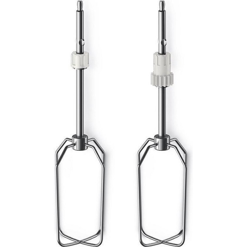 Batteur Électrique Viva Collection 450W Fonctions Turbo + 5 Vitesses Blanc -  PHILIPS - HR3741/00