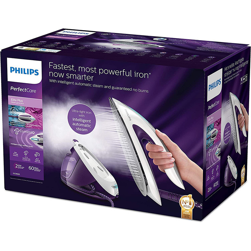 Centrale Vapeur PerfectCare Elite Plus 2700W 1.8L Violet - PHILIPS - GC9660/30