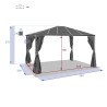 TONNELLE BELIZE PC 3.6X3M