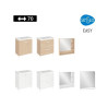 Meuble sous-vasque Easy L.70xP.40cm Blanc