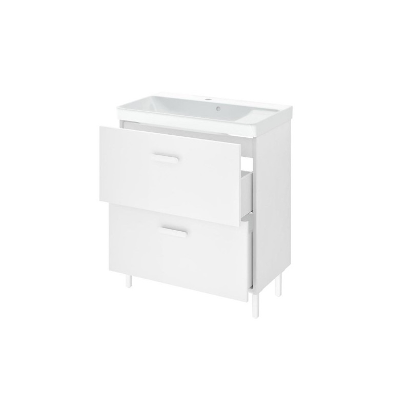 Meuble sous-vasque Easy L.70xP.40cm Blanc