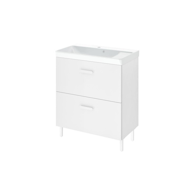Meuble sous-vasque Easy L.70xP.40cm Blanc