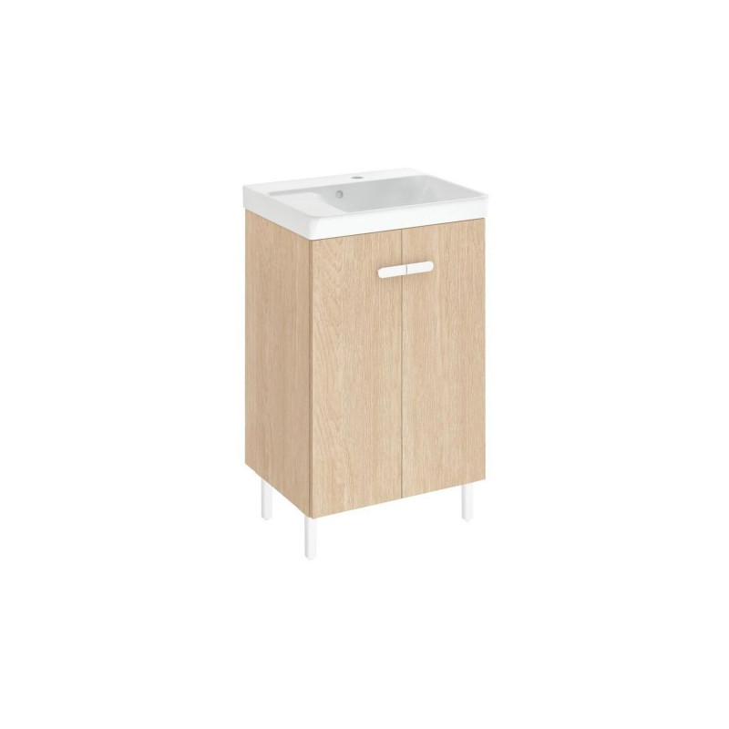 Meuble sous-Vasque Easy L.50xP.40cm Chêne Naturel