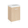 Meuble sous-Vasque Easy L.50xP.40cm Chêne Naturel