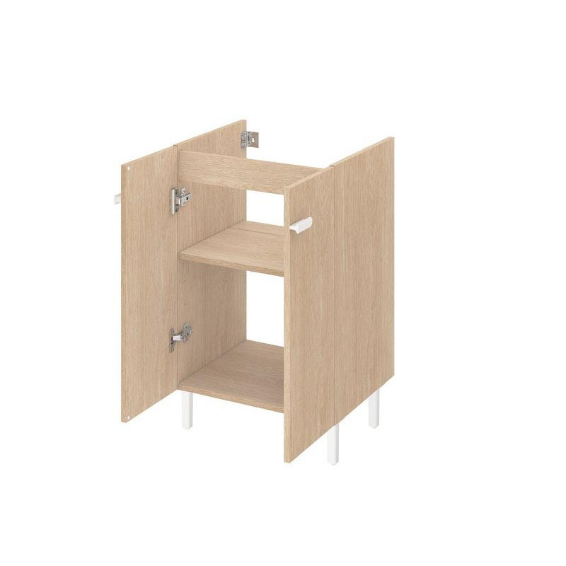 Meuble sous-Vasque Easy L.50xP.40cm Chêne Naturel