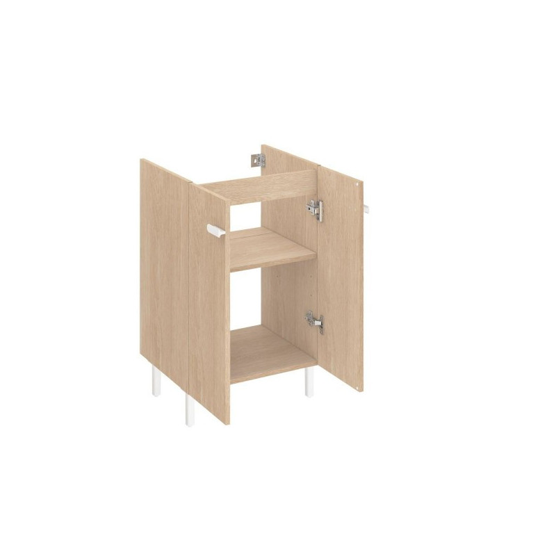 Meuble sous-Vasque Easy L.50xP.40cm Chêne Naturel