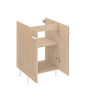 Meuble sous-Vasque Easy L.50xP.40cm Chêne Naturel