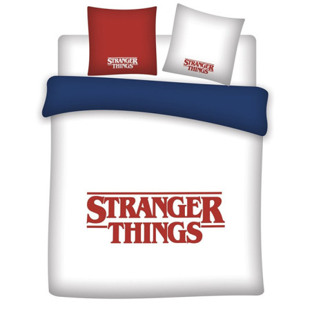 Parure de Lit Enfant Stranger Things + Housse de Couette 240x220cm + Taies 65x65cm - AYMAX