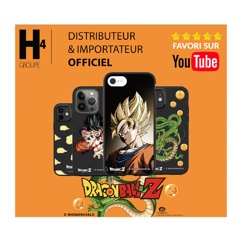Coque SolidSuit pour Iphone 12/12 Pro Dragon Ball Z Goku Super Saiyan Noir - RHINOSHIELD