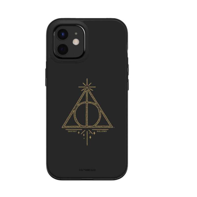 Coque SolidSuit pour Iphone 13 Pro Harry Potter Deathly Hallows Noir - RHINOSHIELD