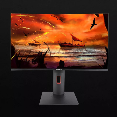 Écran Gaming Incurvé FHD Drakkar Shadow 27" 180hz Noir - KONIX - 78451119019