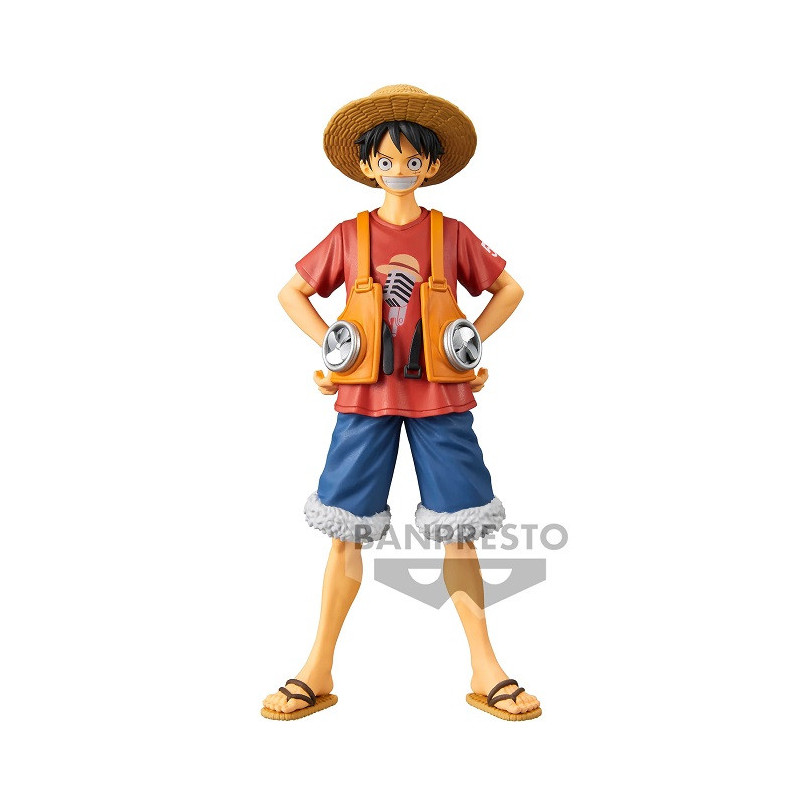 Figurine One Piece The Grandile Men vol.1 Luffy 16cm - BANPRESTO - 75530019586