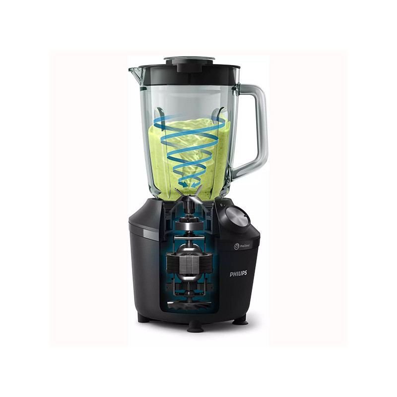 Blender mixeur à smoothie 600W 2L Noir - PHILIPS - HR2291/01