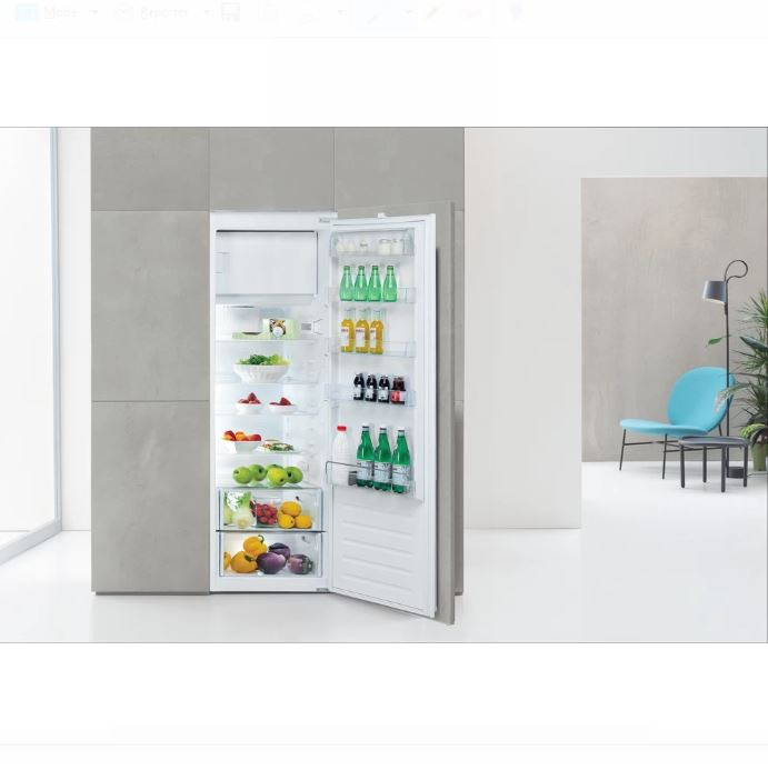 Réfrigérateur encastrable 1 porte 292L Blanc - WHIRLPOOL - ARG184701 