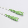 Câble Fibre Optique pour Box Bouygues/SFR/Orange 3m Blanc/Vert - D2 DIFFUSION - CAB_D2FOPTAPCAPC30