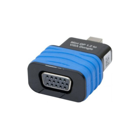 Mini-Convertisseur Actif MiniDisplayPort 1.2 vers VGA Noir/Bleu - OEM - ADA_MINI_DP_VGA
