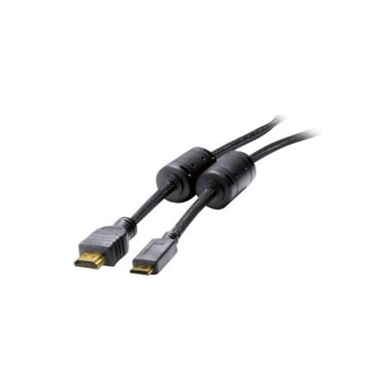 Câble HDMI mini mâle pour HDMI mâle 1.5m Noir - CUC EXERTIS CONNECT - CAB_HDMI_MINIH_1.5