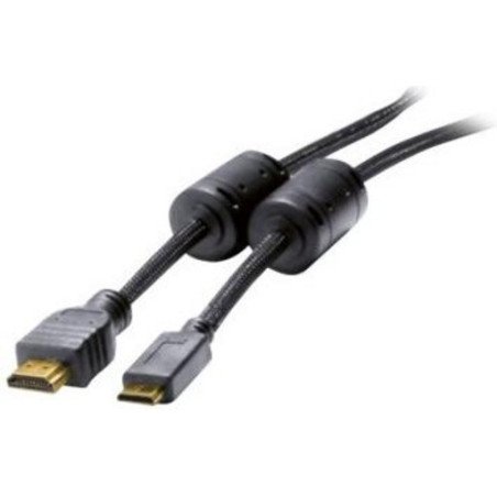 Câble HDMI mini mâle pour HDMI mâle 1.5m Noir - CUC EXERTIS CONNECT - CAB_HDMI_MINIH_1.5
