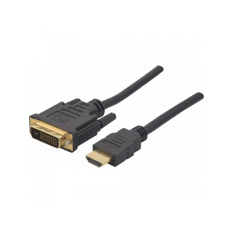 Câble HDMI/DVI Full HD 2m Noir - CUC EXERTIS CONNECT - CAB_HDMI_DVI