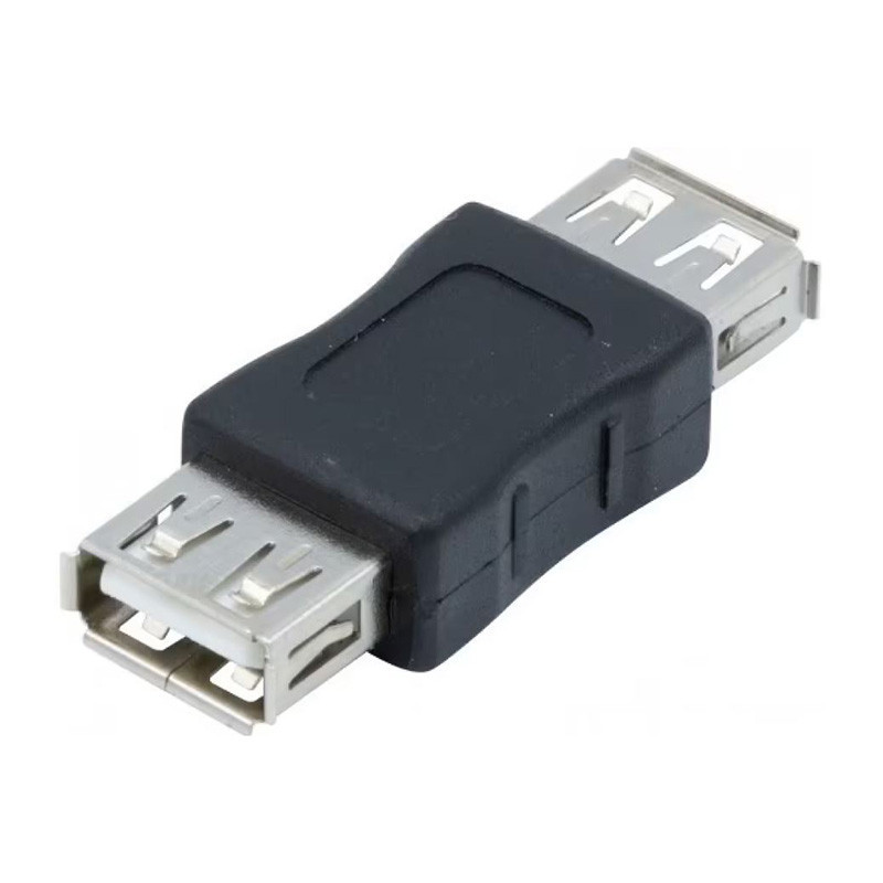 Coupleur USB 2.0 type A/A Femelle/Femelle Noir - DEXLAN - ADA_USB2_A/A_F