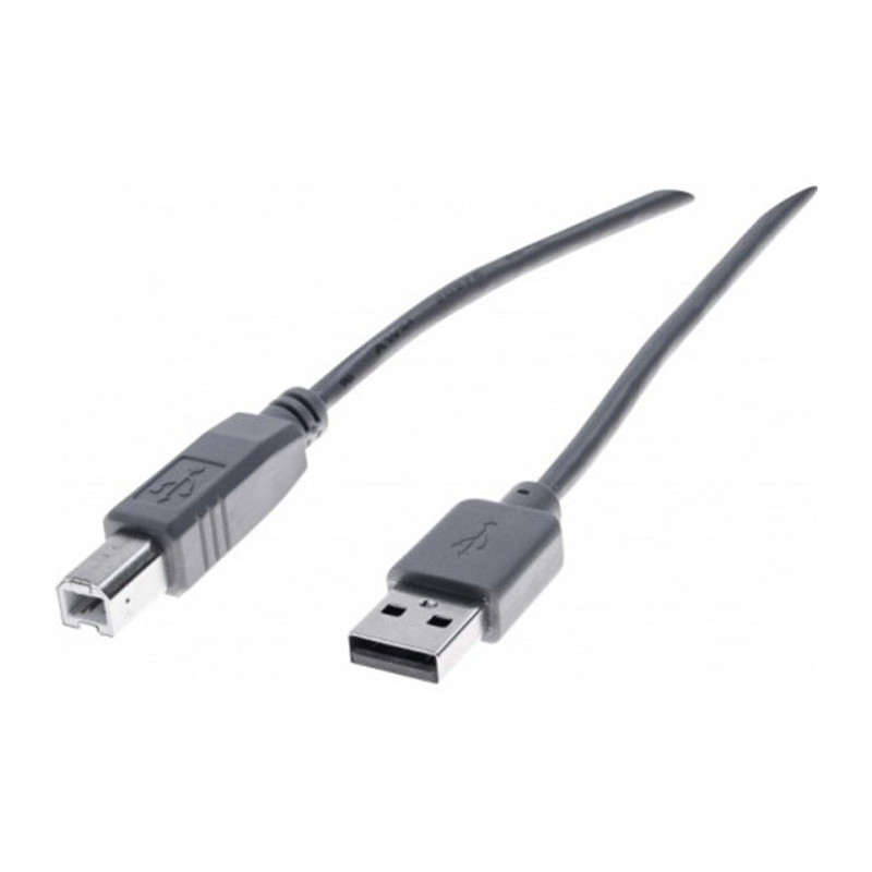 Câble éco USB 2.0 type A /B 1m Gris - DEXLAN - CAB_USB_1.M_ECO