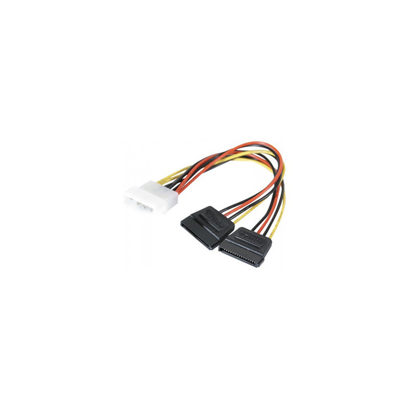 Adaptateur d'alimentation Molex vers 2x SATA 15cm - CAB_ALIM_2X_SATA