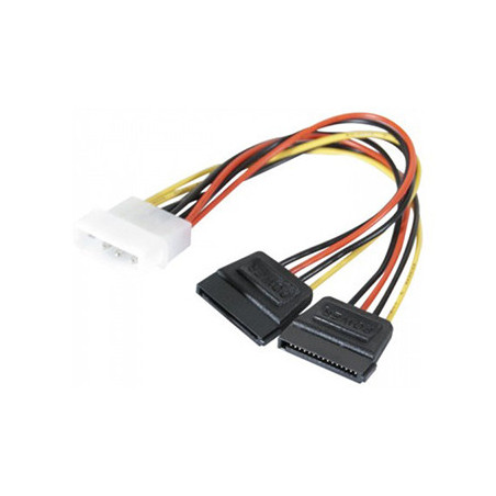 Adaptateur d'alimentation Molex vers 2x SATA 15cm - CAB_ALIM_2X_SATA