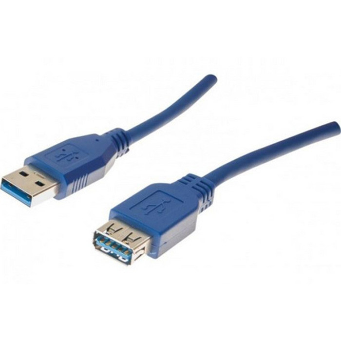 Rallonge câble USB 3.0 A/A 1m Bleu - CUC EXERTIS CONNECT -  RAL_USB3_A/A_1M_B 